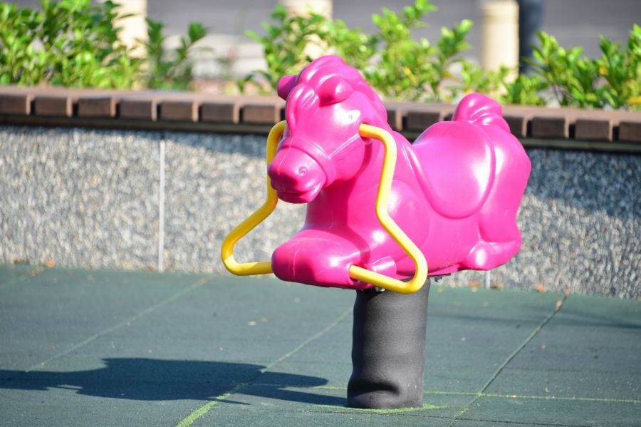 聚乙烯摇摇乐-小马